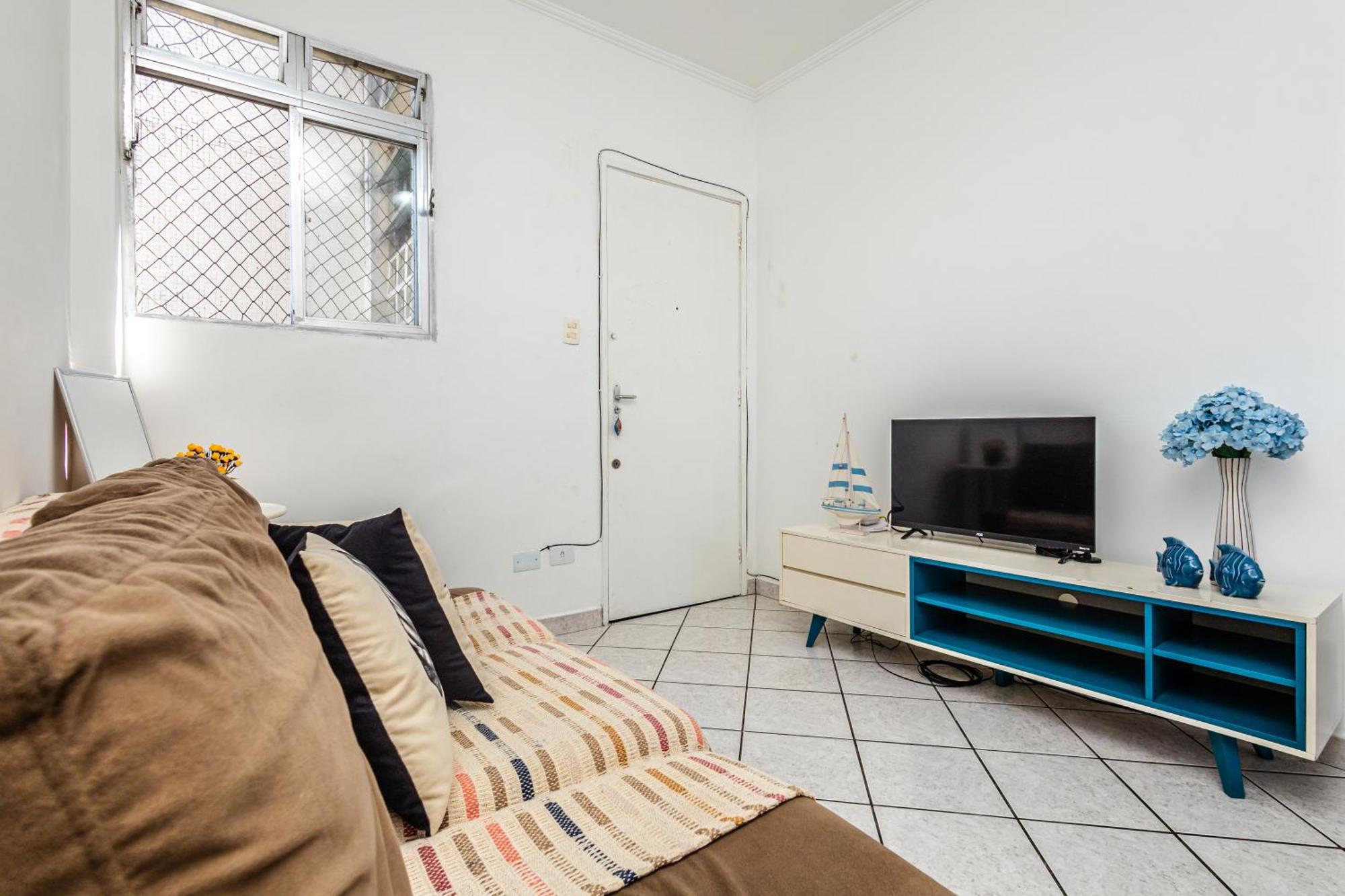Vista Lateral Mar, Biquinha Sv, Estacionamento Gratis Apartment Sao Vicente (Sao Paulo)